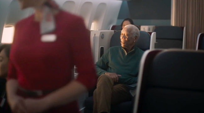 Morgan Freeman, 5 yıl aradan sonra THY'nin ikinci kez reklam yüzü oldu