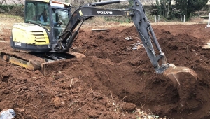 Mostar'da Bosna Savaşı'nda öldürülen 3 kişinin kalıntıları çıkarıldı