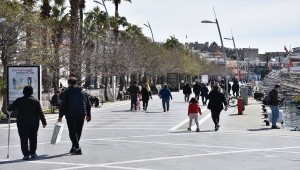 Muğla sahillerinde güneşli hava yoğunluğu 