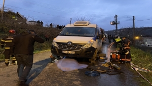Ordu'da minibüsün çarptığı kişi hayatını kaybetti