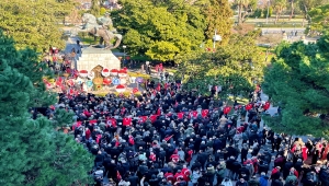 Samsun'da "Onur Anıtı'na Sahip Çıkıyoruz" etkinliği 