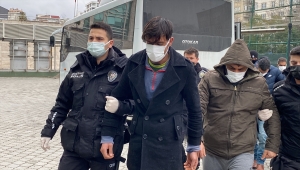 Samsun'da yakalanan Irak uyruklu 12 DEAŞ şüphelisi adliyede