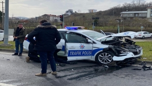 Samsun'daki trafik kazasında biri polis iki kişi yaralandı