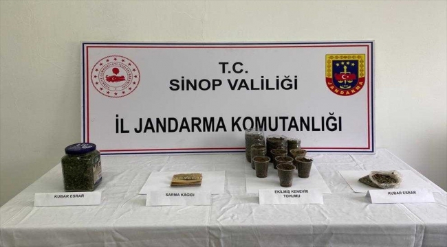 Sinop'ta uyuşturucu operasyonunda yakalanan zanlı tutuklandı