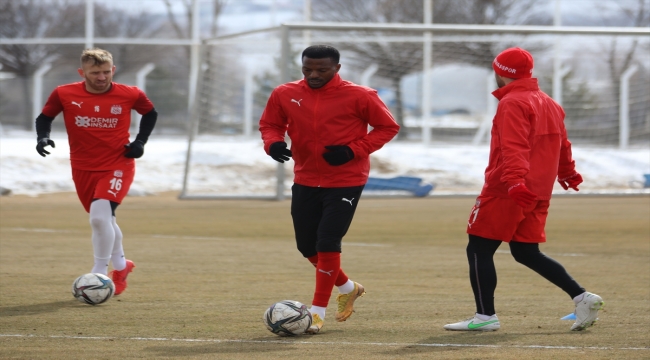 Sivasspor, Gaziantep FK maçı hazırlıklarını sürdürdü