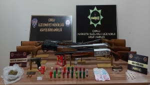 Tekirdağ'da silah ve uyuşturucu operasyonunda 11 şüpheli yakalandı
