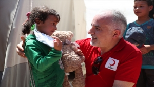 Türk Kızılay, 11 yılda Suriye'ye 65 bin tır insani yardım gönderdi