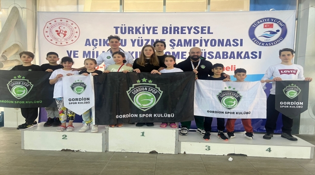 Türkiye Bireysel Açık Su Yüzme Kış Şampiyonası, Gebze'de yapıldı