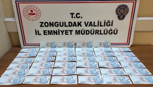 Zonguldak'ta sahte para operasyonunda 3 şüpheli yakalandı