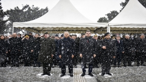18 Mart şehitleri Edirnekapı Şehitliği'nde anıldı