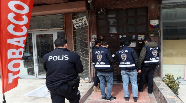Ankara'da uyuşturucu satıcılarına yönelik "gündüz" operasyonları düzenlendi