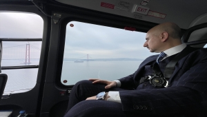 Bakan Karaismailoğlu, 1915 Çanakkale Köprüsü'ndeki açılış hazırlıklarını inceledi