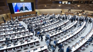 BM'de Rusya Dışişleri Bakanı Lavrov'un konuşması diplomatlarca protesto edildi 