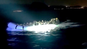 Bodrum açıklarında 32 düzensiz göçmen yakalandı