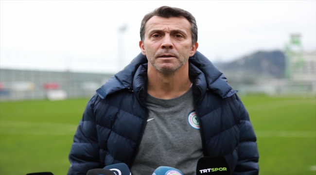 Çaykur Rizespor Teknik Direktörü Bülent Korkmaz: "Kazanma serisi yakalamamız lazım"