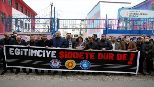 Diyarbakır'da öğretmen ve veli arasında yaşanan kavga güvenlik kamerasında
