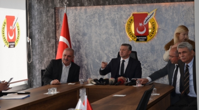 Erciyes Küçük Sanayi Sitesi Kooperatifi Genel Kurulu öncesi bu kez Sarıkaya konuştu