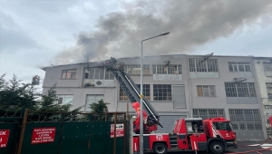 Eyüpsultan'da marangoz atölyesinde çıkan yangın söndürüldü