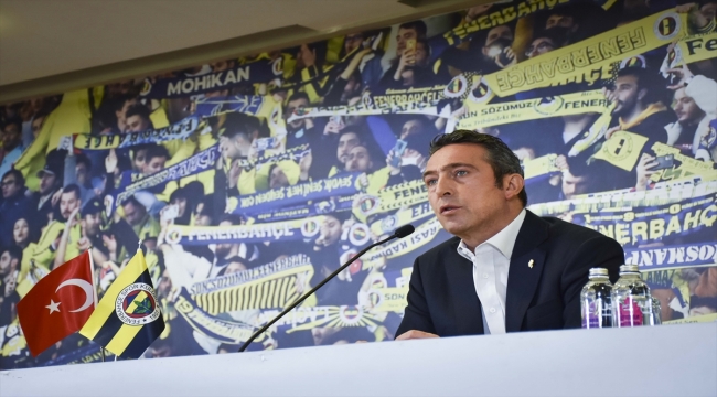 Fenerbahçe Başkanı Ali Koç, gündeme ilişkin açıklamalarda bulundu (1):