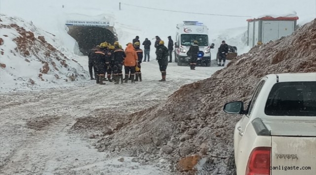Kayseri'de maden ocağında göçük: 1 işçi hayatını kaybetti, 1 işçi yaralı kurtarıldı