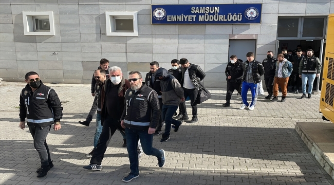 GÜNCELLEME - Samsun merkezli suç örgütü operasyonunda yakalananlardan 12'si daha tutuklandı