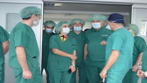 Gürcistan'dan gelen doktor heyeti Türk meslektaşlarının çalışmalarını inceledi 