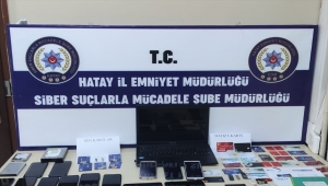 Hatay'da dolandırıcılık operasyonunda 5 şüpheli yakalandı