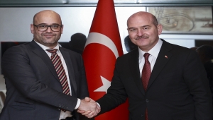 İçişleri Bakanı Soylu, San Marinolu Bakan Ciavatta ile görüştü