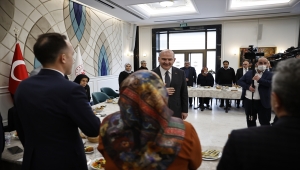 İçişleri Bakanı Süleyman Soylu, şehit aileleriyle bir araya geldi
