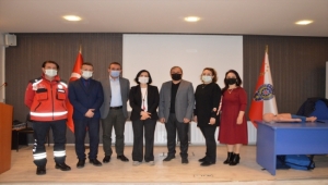 Kayseri İl Emniyet Müdürlüğü personeline temel ilkyardım eğitimi veriliyor