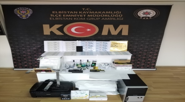 Kahramanmaraş'ta sahte banknot ele geçirildi, 1 şüpheli tutuklandı