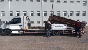 Kayseri'de römork hırsızı yakalandı