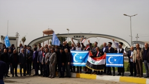 Kerkük'te 3,5 yıl önce hizmete açılan havaalanından uçuş yapılmaması protesto edildi