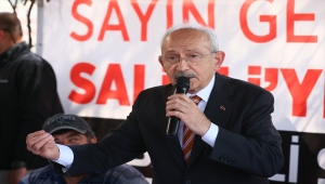 Kılıçdaroğlu, Manisa'da temel atma töreninde konuştu: