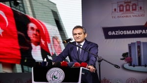 Milli Eğitim Bakanı Özer, Gaziosmanpaşa Süleyman Şah Anadolu Lisesi'nin açılışında konuştu: