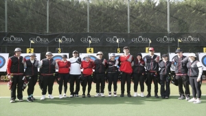 Milli okçular Antalya'da İngiltere ile ortak kampa girdi