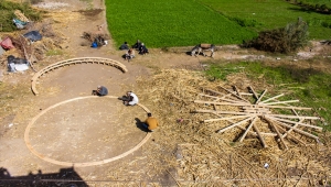 Mısır'da tarım arazileri iki bin yıldan uzun süredir geleneksel çarklarla sulanıyor