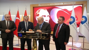 Saadet Partisi Genel Başkanı Karamollaoğlu, Antalya'da ziyaretlerde bulundu
