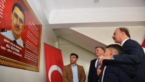 Şanlıurfa'da şehit polis memuru Ali Öztürk adına kütüphane açıldı