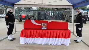 Suriye'de kalp krizi sonucu ölen polis için Kilis'te tören düzenlendi
