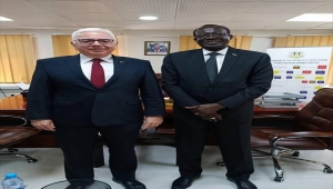 Türkiye'nin Cuba Büyükelçisi Mutaf, Güney Sudan Çalışma Bakanı Mai ile görüştü