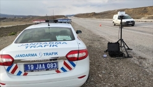 Yerli mobil hız tespit sistemi Çorum'da kullanılmaya başlandı