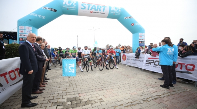 57. Cumhurbaşkanlığı Türkiye Bisiklet Turu'nda 7. etap başladı