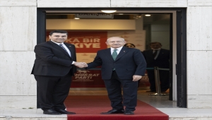 6 muhalefet partisinin genel başkanları DP Genel Merkezi'nde bir araya geldi