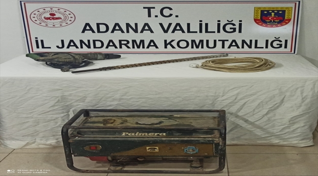 Adana'da kaçak kazı yapan 4 kişi suçüstü yakalandı