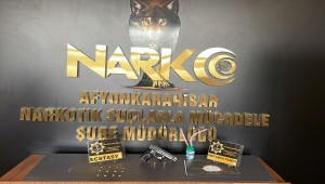 Afyonkarahisar'da uyuşturucu madde ticareti yaptığı iddia edilen zanlı tutuklandı