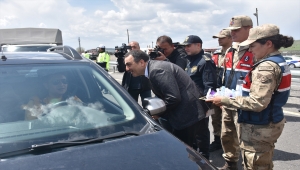 Ardahan, Kars ve Iğdır'da bayram öncesi trafik denetimi yapıldı