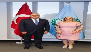 Bakan Çavuşoğlu, PARLATINO Başkanı Giacoppo ile görüştü