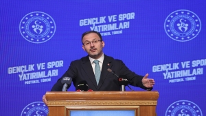 Bakan Kasapoğlu, Elazığ'a yapılacak spor yatırımlarının protokol imza töreninde konuştu: