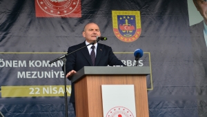 Bakan Soylu, Karabük'te jandarma komando mezuniyet töreninde konuştu: